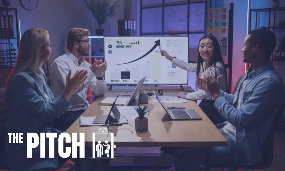The Pitch - Asian woman pitching new product concept