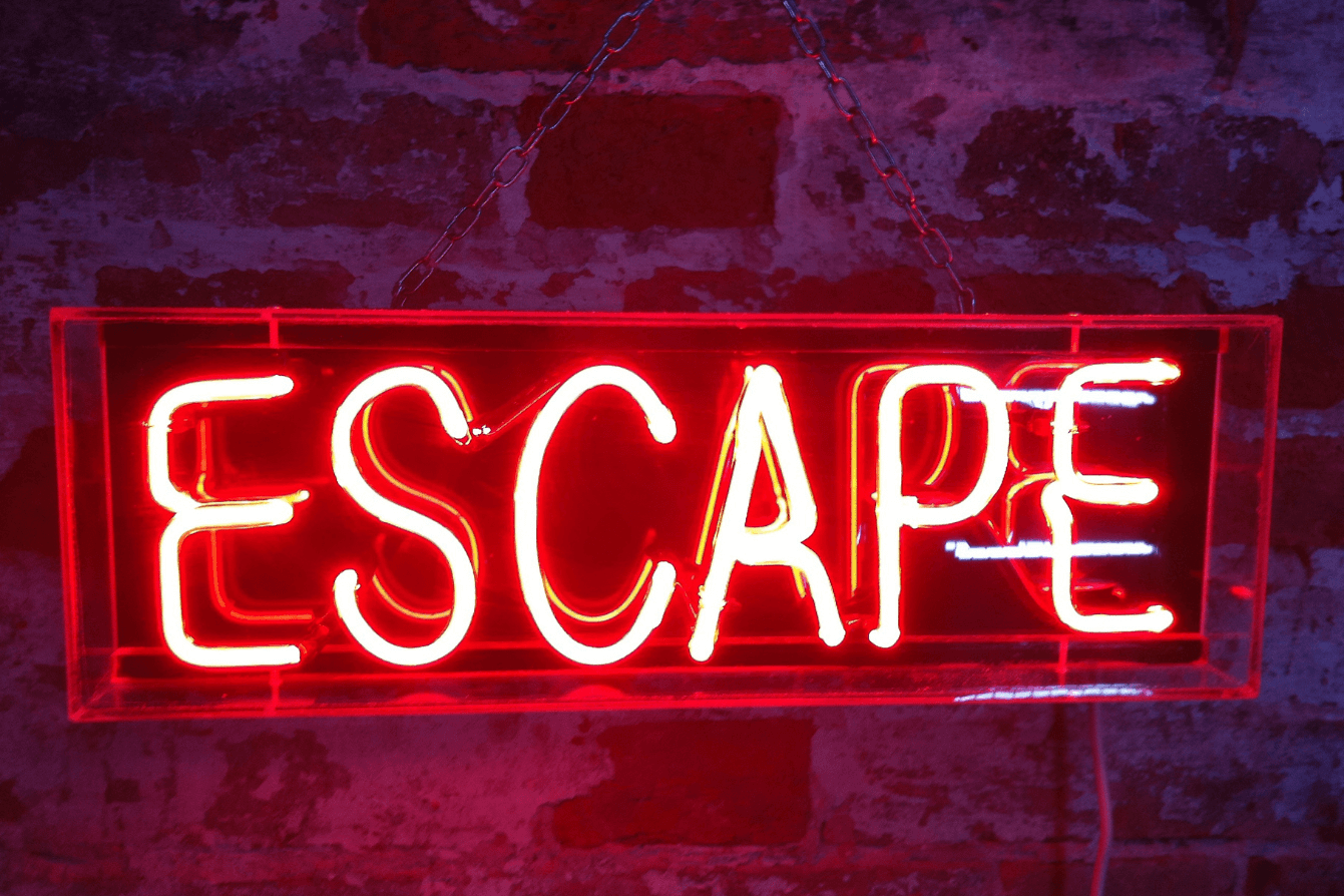 Home 5 RedDigital Escape Rooms escape sign